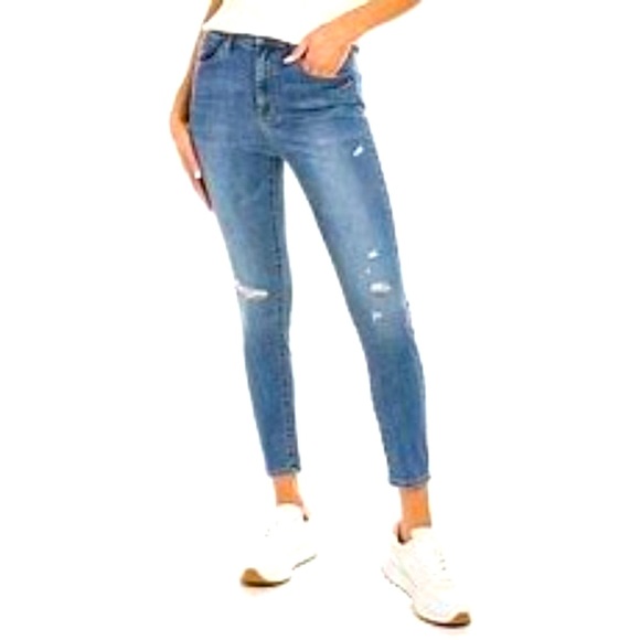 pistola Denim - Pistola Arielle Skinny Distressed Blue Denim Jean Size 33